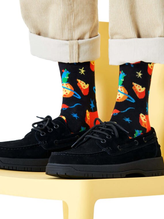 Moon Cheese Sock