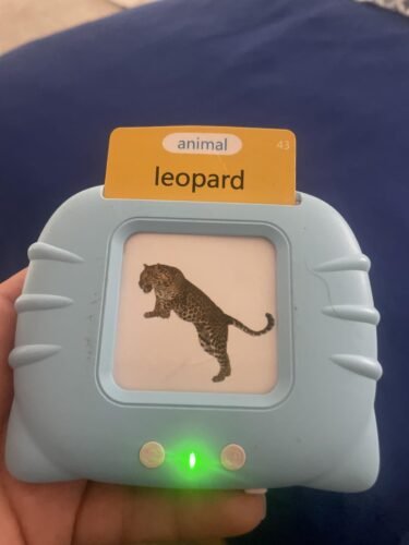 Airbition 510 Words, Talking Flash Cards for Toddler 1 2 3 4 Year Olds, Language Learning Toys, Pocket Speech Therapy Toys, Montessori Tools with 31 Themes, Children's Sensory Device photo review