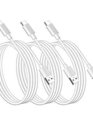 Car Carplay Cable for iPhone 17 16 15, 2-Pack [6FT+10FT] 60W USB C to USB C Cable And 2-Pack [6FT+10FT] USB A to USB C Cable for iPhone 17 16 15，for Galaxy S25 S24, for iPad, for MacBook and More