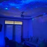 2-in-1 Galaxy Projector Night Light, USB Starry Sky Night Light Projector for Bedroom, Mini LED Ceiling/Wall Projection Lamp with 360° Rotation, for Kids Adults Gifts (6 Slides) photo review