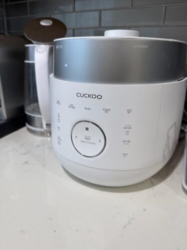 CUCKOO Twin Pressure Rice Cooker 6-Cup Uncooked / 12-Cup Cooked with Induction Heating Technology, 20 Menu Modes with Voice Guide, Versatile Rice Maker Multi-Cooker & Pressure Cooker (CRP-LHTR0609FW) photo review