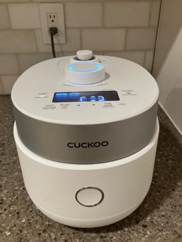 CUCKOO Twin Pressure Rice Cooker 6-Cup Uncooked / 12-Cup Cooked with Induction Heating Technology, 20 Menu Modes with Voice Guide, Versatile Rice Maker Multi-Cooker & Pressure Cooker (CRP-LHTR0609FW) photo review