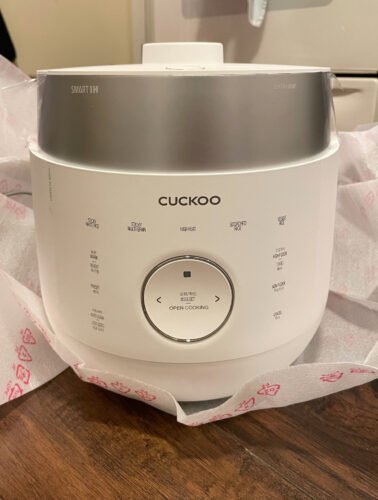 CUCKOO Twin Pressure Rice Cooker 6-Cup Uncooked / 12-Cup Cooked with Induction Heating Technology, 20 Menu Modes with Voice Guide, Versatile Rice Maker Multi-Cooker & Pressure Cooker (CRP-LHTR0609FW) photo review