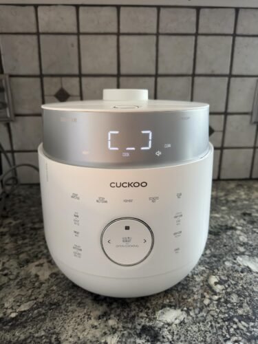 CUCKOO Twin Pressure Rice Cooker 6-Cup Uncooked / 12-Cup Cooked with Induction Heating Technology, 20 Menu Modes with Voice Guide, Versatile Rice Maker Multi-Cooker & Pressure Cooker (CRP-LHTR0609FW) photo review