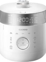 CUCKOO Twin Pressure Rice Cooker 6-Cup Uncooked / 12-Cup Cooked with Induction Heating Technology, 20 Menu Modes with Voice Guide, Versatile Rice Maker Multi-Cooker & Pressure Cooker (CRP-LHTR0609FW)