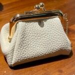 Genuine Leather Coin Purse for Women, Cute Mini Lipstick Holder Case, Small Vintage Kiss Lock Jewelry Storage Organizer Change Bag Pouch (Creamy White) photo review