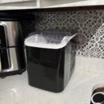 NEWBULIG Ice Makers Countertop with Handle, Portable Ice Machine, 9 Bullet Cubes in 6 Mins, 26lbs in 24Hrs, Auto-Cleaning, with Basket and Scoop, for Home, Kitchen, RV, Camping, Black photo review