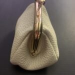 Genuine Leather Coin Purse for Women, Cute Mini Lipstick Holder Case, Small Vintage Kiss Lock Jewelry Storage Organizer Change Bag Pouch (Creamy White) photo review
