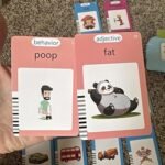 Airbition 510 Words, Talking Flash Cards for Toddler 1 2 3 4 Year Olds, Language Learning Toys, Pocket Speech Therapy Toys, Montessori Tools with 31 Themes, Children's Sensory Device photo review