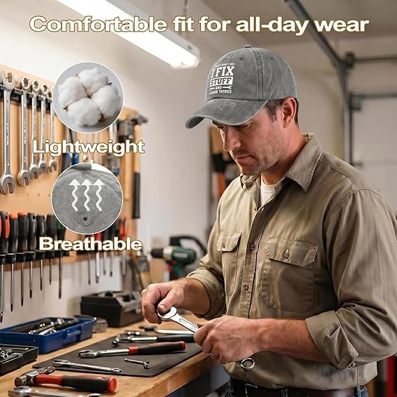 Gifts for Men Baseball Cap Fathers Day Hat Dad Gifts Husband Daughter Son Wife Mens Birthday Him Grandpa Present Green