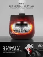 CUCKOO Twin Pressure Rice Cooker 6-Cup Uncooked / 12-Cup Cooked with Induction Heating Technology, 20 Menu Modes with Voice Guide, Versatile Rice Maker Multi-Cooker & Pressure Cooker (CRP-LHTR0609FW)