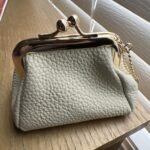 Genuine Leather Coin Purse for Women, Cute Mini Lipstick Holder Case, Small Vintage Kiss Lock Jewelry Storage Organizer Change Bag Pouch (Creamy White) photo review
