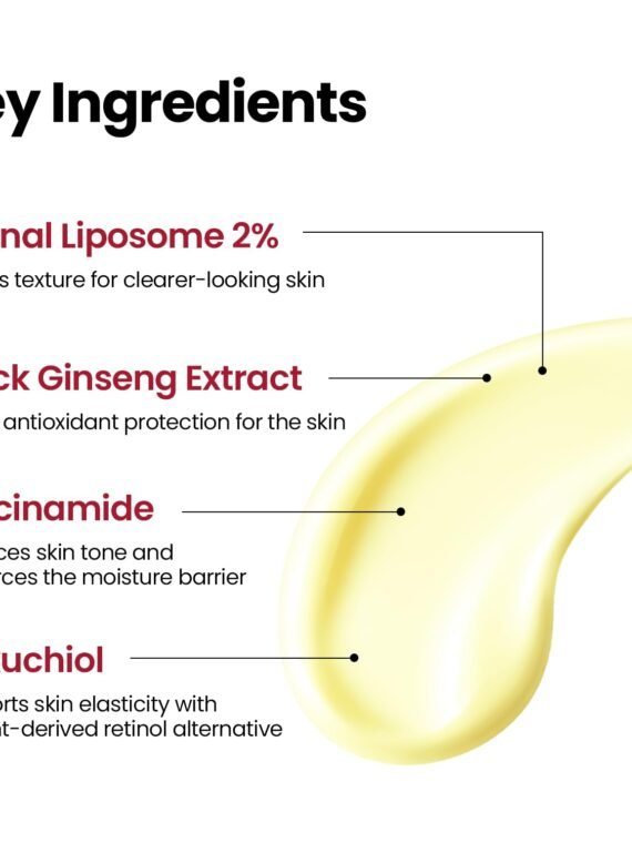 K-SECRET SEOUL 1988 Retinal Serum – Formulated with Advanced Retinal Liposome 2% and 58% Black Ginseng Extract | Fine Lines and Skin Texture Care Serum | Korean Skincare, 30ml / 1.01 fl oz
