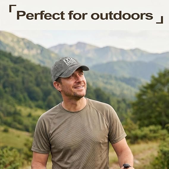 Gifts for Men Baseball Cap Fathers Day Hat Dad Gifts Husband Daughter Son Wife Mens Birthday Him Grandpa Present Green