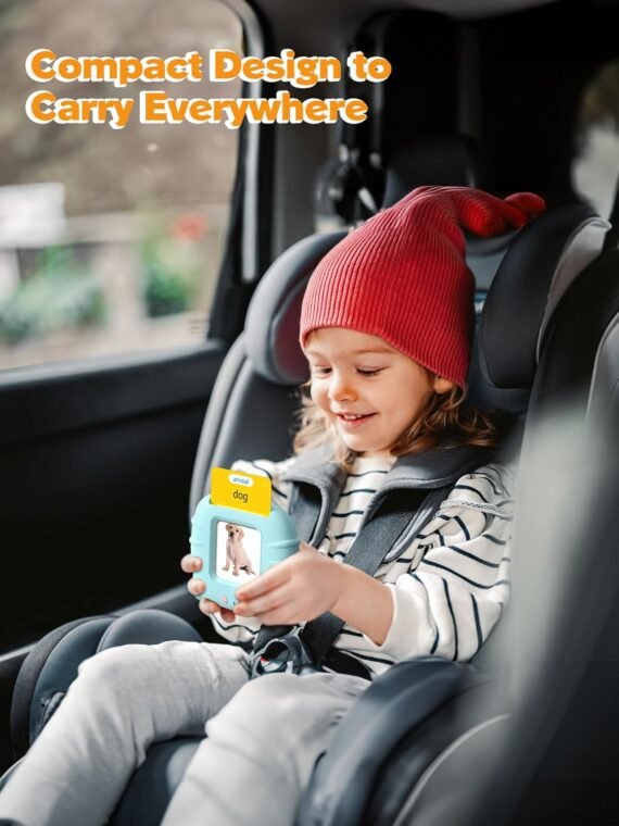 Airbition 510 Words, Talking Flash Cards for Toddler 1 2 3 4 Year Olds, Language Learning Toys, Pocket Speech Therapy Toys, Montessori Tools with 31 Themes, Children's Sensory Device