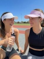 Sun Visor Hat for Women & Men UV Protection Lightweight Foldable Summer Sports for Running Tennis Golf Pickleball