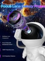 FlyLily Galaxy Projector, 12 in 1 HD Planetarium Astronaut Galaxy Projector for Bedroom, Galaxy Star Night Light Projector for Kids Adults Gaming Room/Party/Home Décor