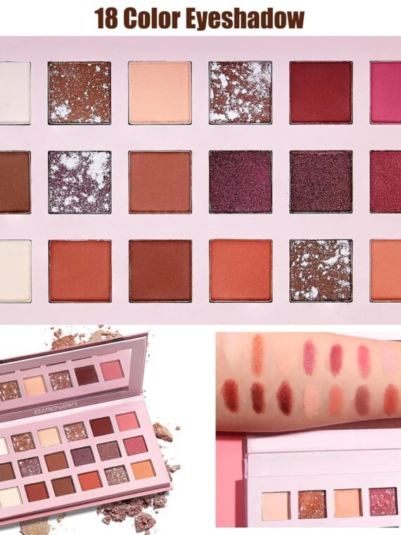 All in One Makeup Kit for Women Full Kit, Make Up Gift Set for Women, Makeup Essential Bundle Includes Foundation Face Primer Eyeshadow Contour Palette Lipstick Eyeliner Mascara Cosmetic Brush Set