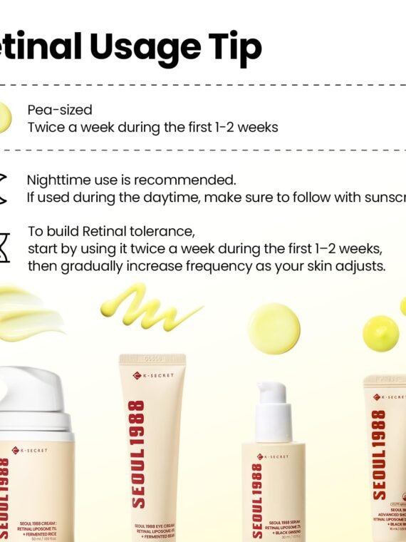 K-SECRET SEOUL 1988 Retinal Serum – Formulated with Advanced Retinal Liposome 2% and 58% Black Ginseng Extract | Fine Lines and Skin Texture Care Serum | Korean Skincare, 30ml / 1.01 fl oz