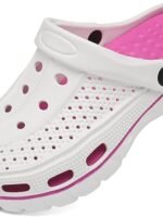 ChayChax Men's and Women's Arch Support Clogs Garden Shoes Slip-on Outdoor Beach Water Sandals with Removable Cushion Footbed