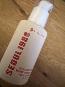 K-SECRET SEOUL 1988 Retinal Serum – Formulated with Advanced Retinal Liposome 2% and 58% Black Ginseng Extract | Fine Lines and Skin Texture Care Serum | Korean Skincare, 30ml / 1.01 fl oz photo review