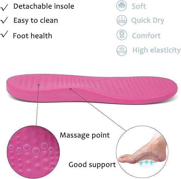 ChayChax Men's and Women's Arch Support Clogs Garden Shoes Slip-on Outdoor Beach Water Sandals with Removable Cushion Footbed