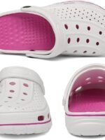 ChayChax Men's and Women's Arch Support Clogs Garden Shoes Slip-on Outdoor Beach Water Sandals with Removable Cushion Footbed