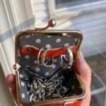 Royal Bagger Genuine Cow Leather Mini Jewelry Box Women's Coin Purse Solid Color Kiss Lock Change Pouch Casual Style Small Storage Bag for Women 1894 (New Black1) photo review