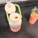 Portable blender, personal blender for smoothies and milkshakes, cordless, 33 oz BPA-free container, 18000 RPM motor, leak-proof lid with straw nozzle, USB-C rechargeable, easy-to-clean parts (green). photo review