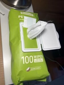 Hypoallergenic Pet Wipes for Dogs & Cats – Quick Clean & Deodorize Paws, Butt, Eyes, Ears, Face & Fur | Daily Grooming After Walks and Between Baths | Extra Large & Thick | Coconut Scented, 400 Count photo review